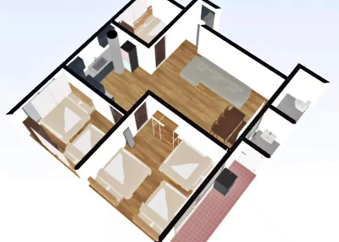 Hongdae 3br 6 Queen Beds 6 Min Walk *